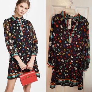 Alice + Olivia Lalita Collared Sleeve Dress